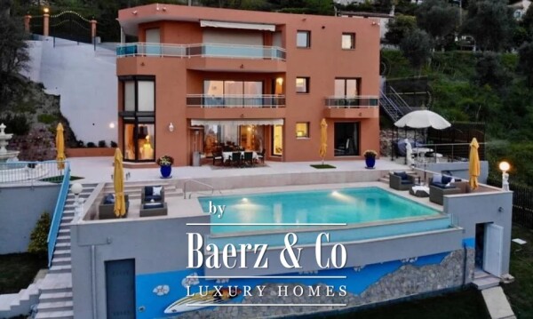 photo 1 Beautiful and modern villa in Eze with sea view only 15 min from Monaco