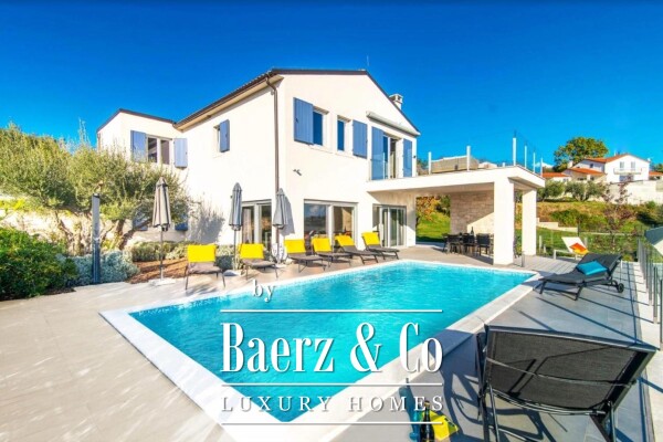 photo 1 Istria, Buje, exclusive villa with a beautiful view of the sea