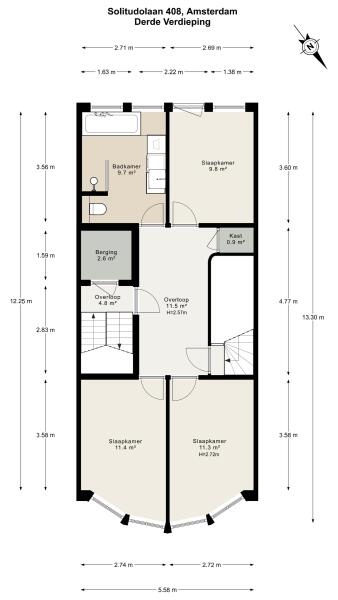 Floor Plan 4 - Solitudolaan 408