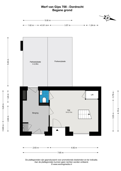 Floor Plan 1 - Werf van Gips 708