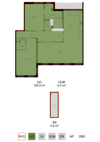 Floor Plan 5 - Minervaplein 15 1