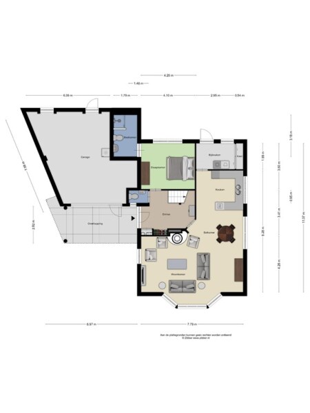 Floor Plan 1 - Bilzekruid 11