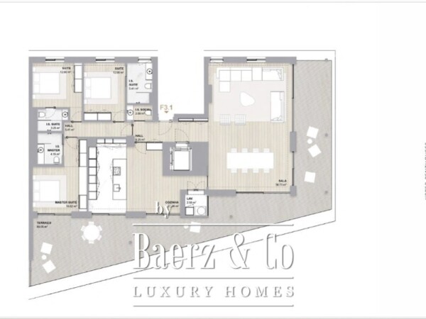 photo 13 3 bedroom flat with terrace of 89m2 in residential area, Boavista, Porto