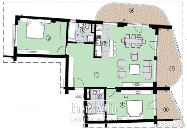 photo 7 Spacious Apartment in Budva Municipality