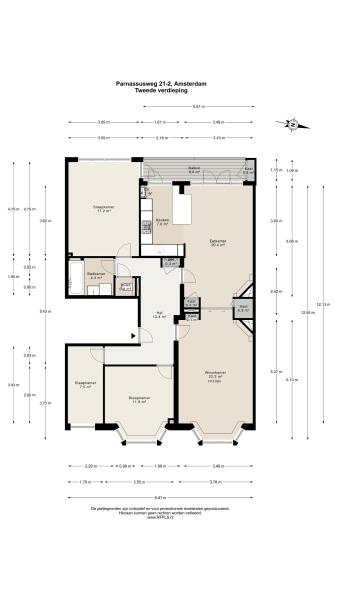 Floor Plan 1 - Parnassusweg 21 2