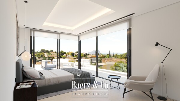 photo 6 Moderne nieuwbouwvilla met uitzicht op de bergen in Calpe