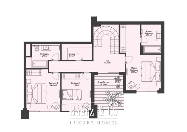 photo 10 Beachfront Duplex Penthouse in Budva close to the Old Town