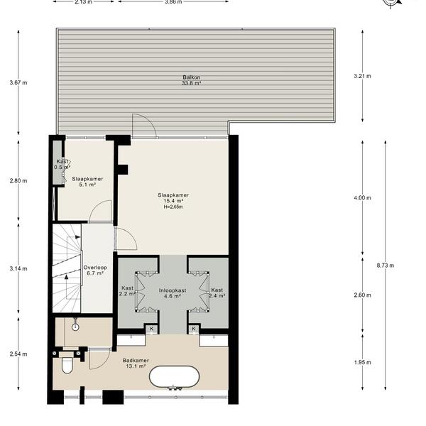 Floor Plan 5 - Prinses Margrietstraat 23