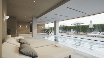 Penthouse with expansive terrace and open sea views