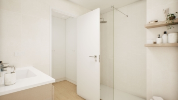 Compact penthouse with efficient layout and private terrace